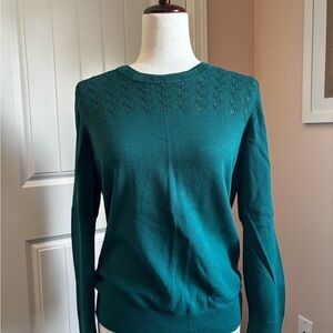 Banana Republic Teal Crew Neck Sweater